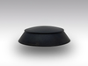 Cône de boudin CEREDI Millennium 9016 en EPDM, noir RAL 9005, Ø 165/125 mm