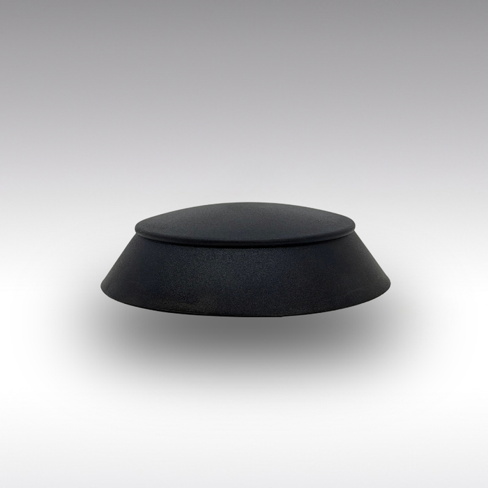 Cône de boudin CEREDI Millennium 9016 en EPDM, noir RAL 9005, Ø 165/125 mm