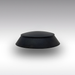 Cône de boudin CEREDI Millennium 9016 en EPDM, noir RAL 9005, Ø 165/125 mm