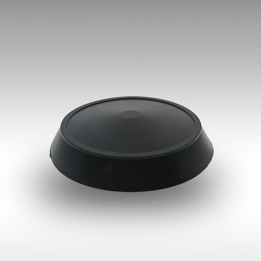 CEREDI Classic 9017 EPDM tube end cone, black RAL 9005, Ø 230/200 mm