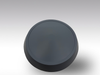Cône de boudin CEREDI Classic 9017 en EPDM, gris foncé RAL 7046, Ø 230/200 mm