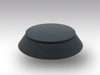 Cône de boudin CEREDI Millennium 9016 en EPDM, gris foncé RAL 7046, Ø 165/125 mm