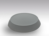 Cône de boudin CEREDI Classic 9017 en EPDM, gris clair RAL 7035, Ø 230/200 mm