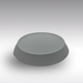 Cône de boudin CEREDI Classic 9017 en EPDM, gris clair RAL 7035, Ø 230/200 mm