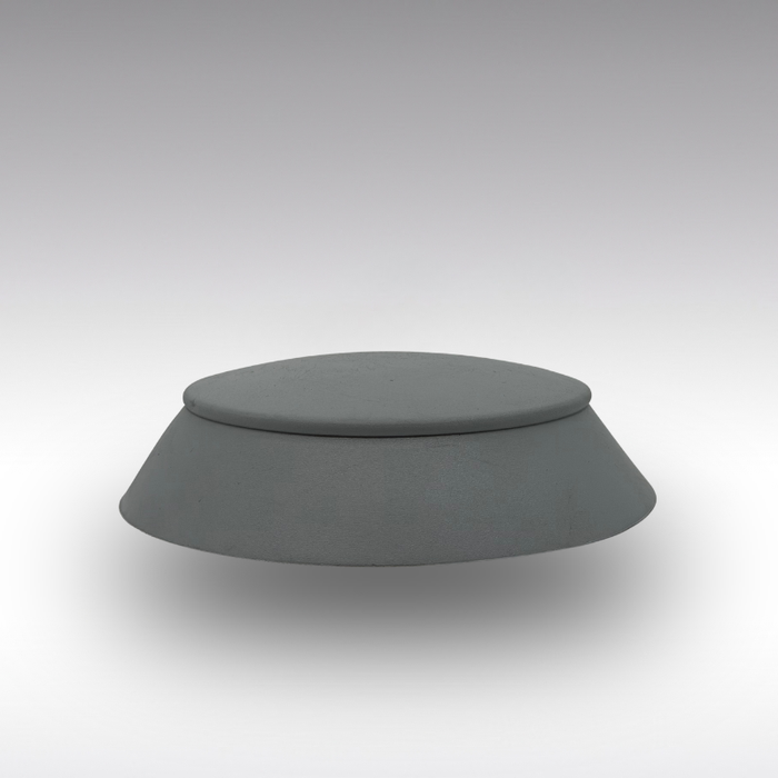 Cône de boudin CEREDI Millennium 9016 en EPDM, gris clair RAL 7035, Ø 165/125 mm