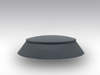 Cône de boudin CEREDI Millennium 9016 en EPDM, gris moyen RAL 7038, Ø 165/125 mm