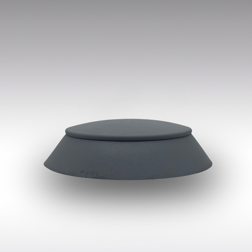 CEREDI Millennium 9016 EPDM tube end cone, mid grey RAL 7038, Ø 165/125 mm